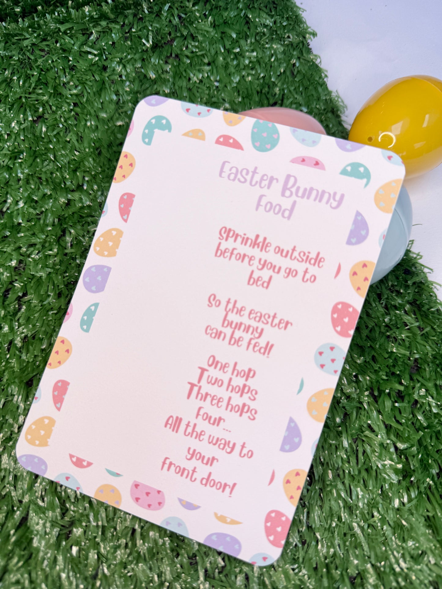 White Egg, Easter Bunny Food