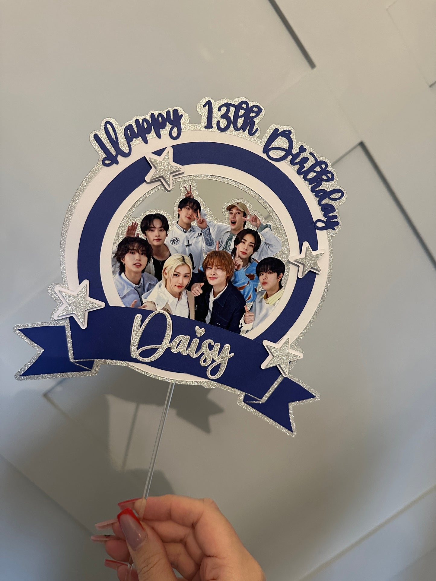Custom Cake Topper- 6inch cake.