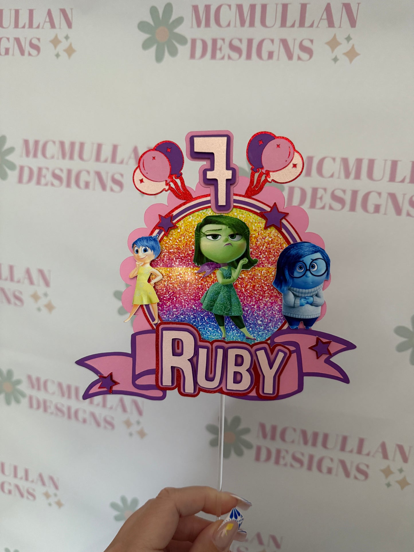 Custom Cake Topper- 6inch cake.