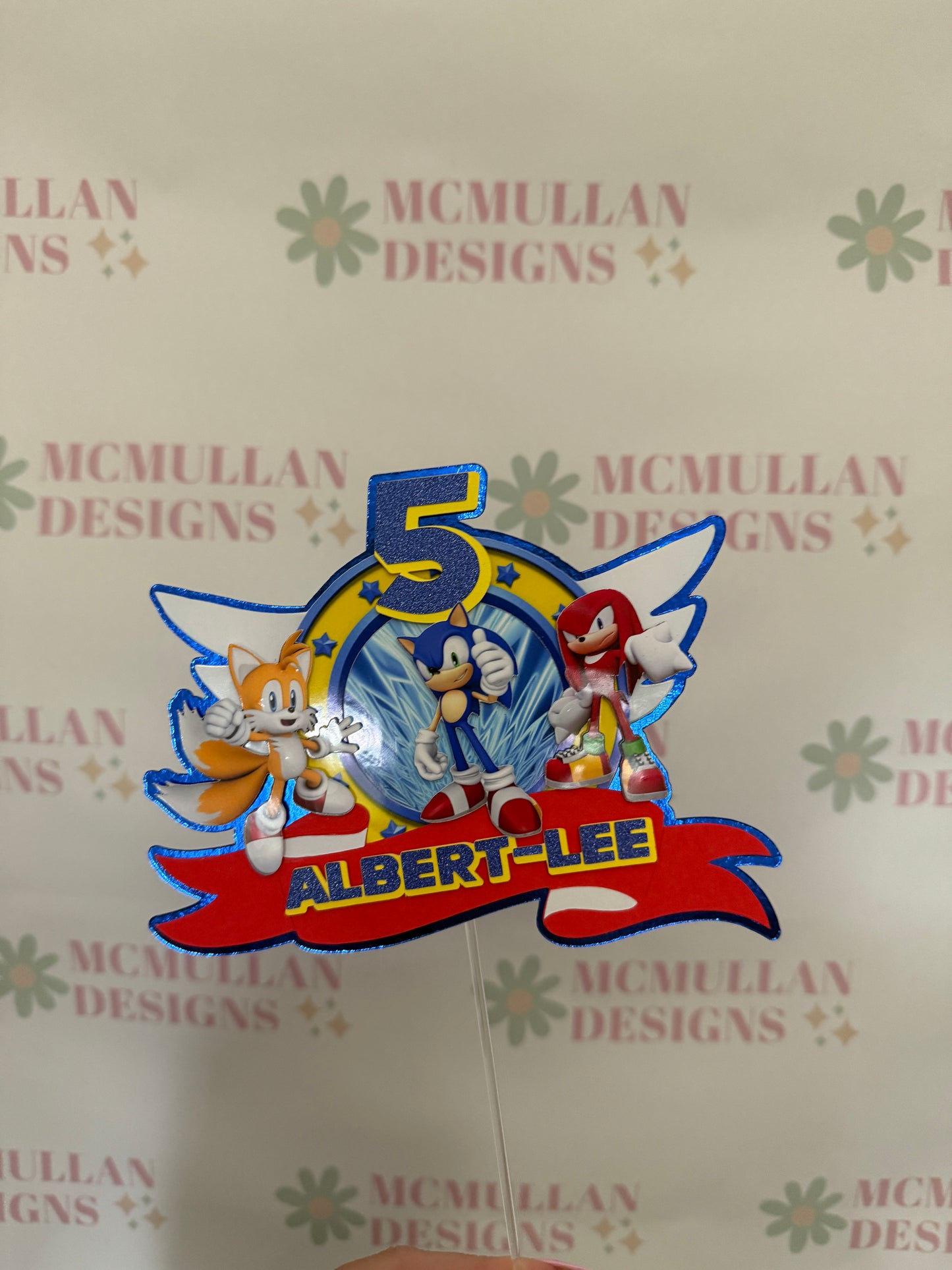 Custom Cake Topper- 6inch cake.