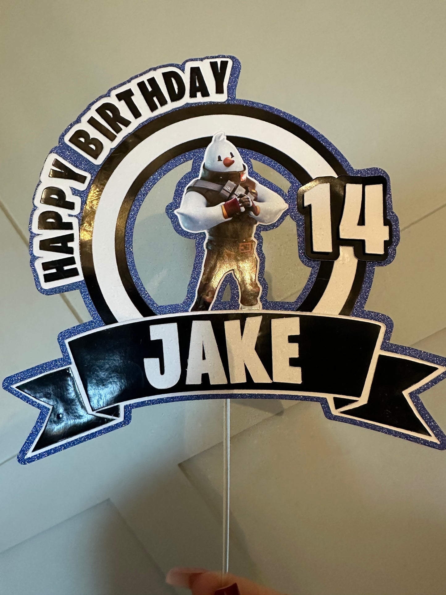 Custom Cake Topper- 6inch cake.