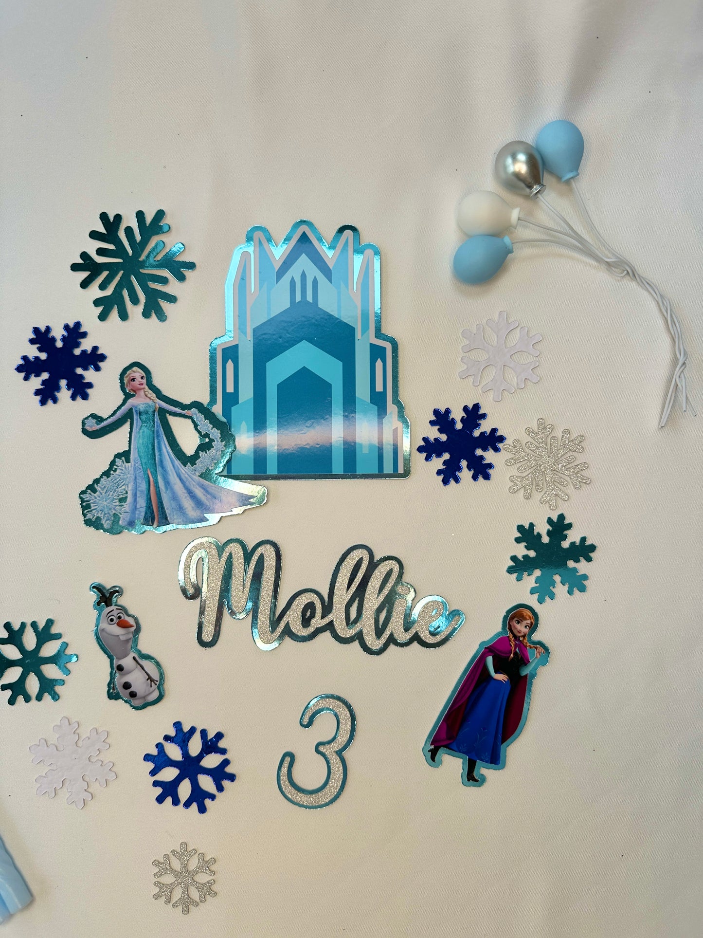 Frozen Cake Topper Set- 16 Piece