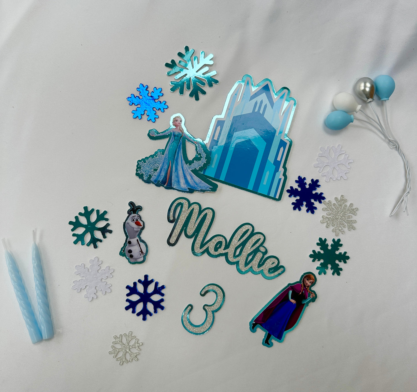 Frozen Cake Topper Set- 16 Piece