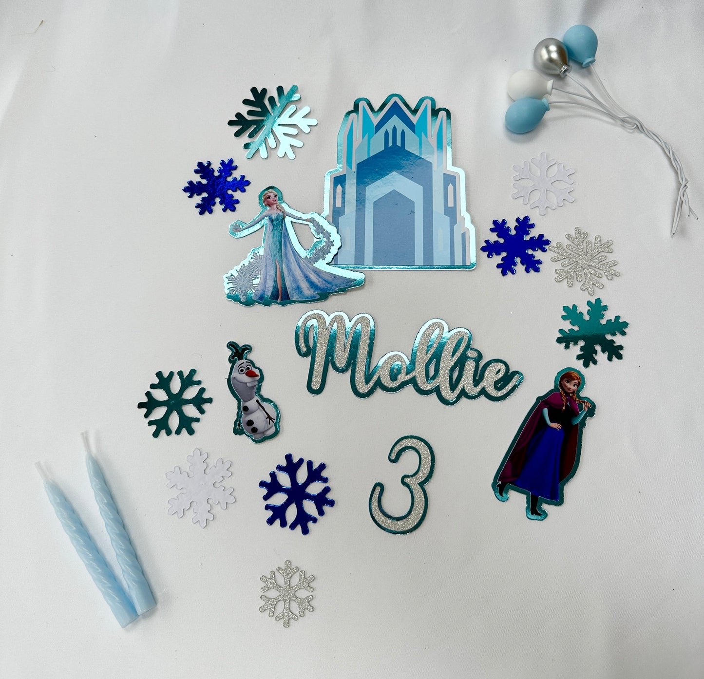 Frozen Cake Topper Set- 16 Piece