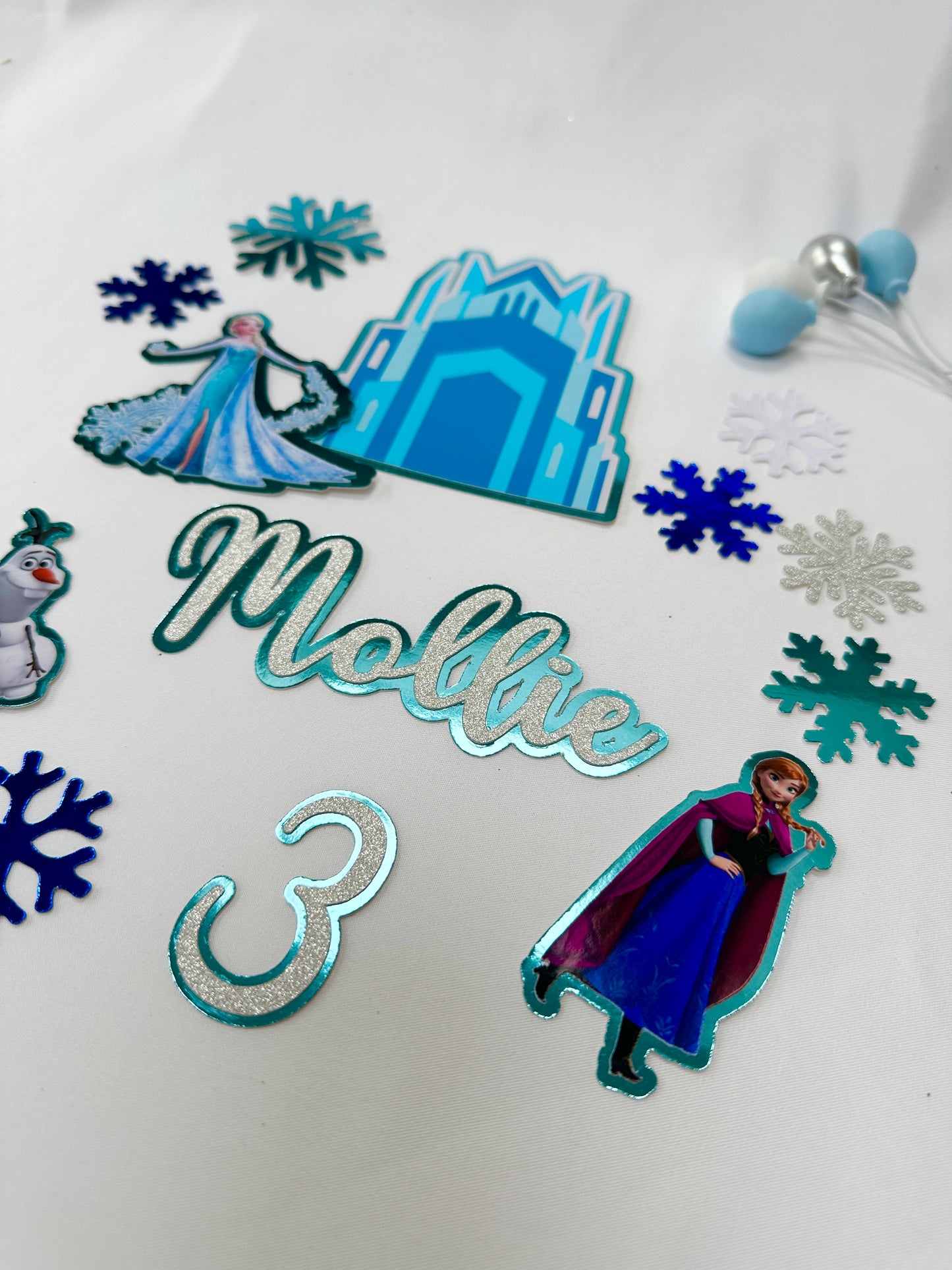 Frozen Cake Topper Set- 16 Piece
