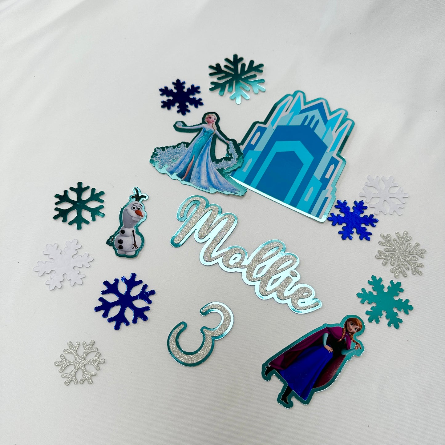 Frozen Cake Topper Set- 16 Piece