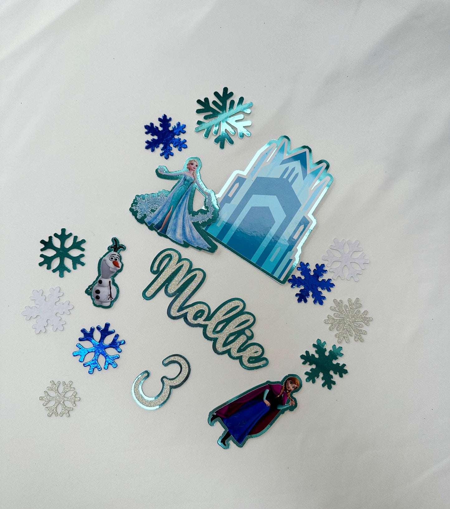 Frozen Cake Topper Set- 16 Piece