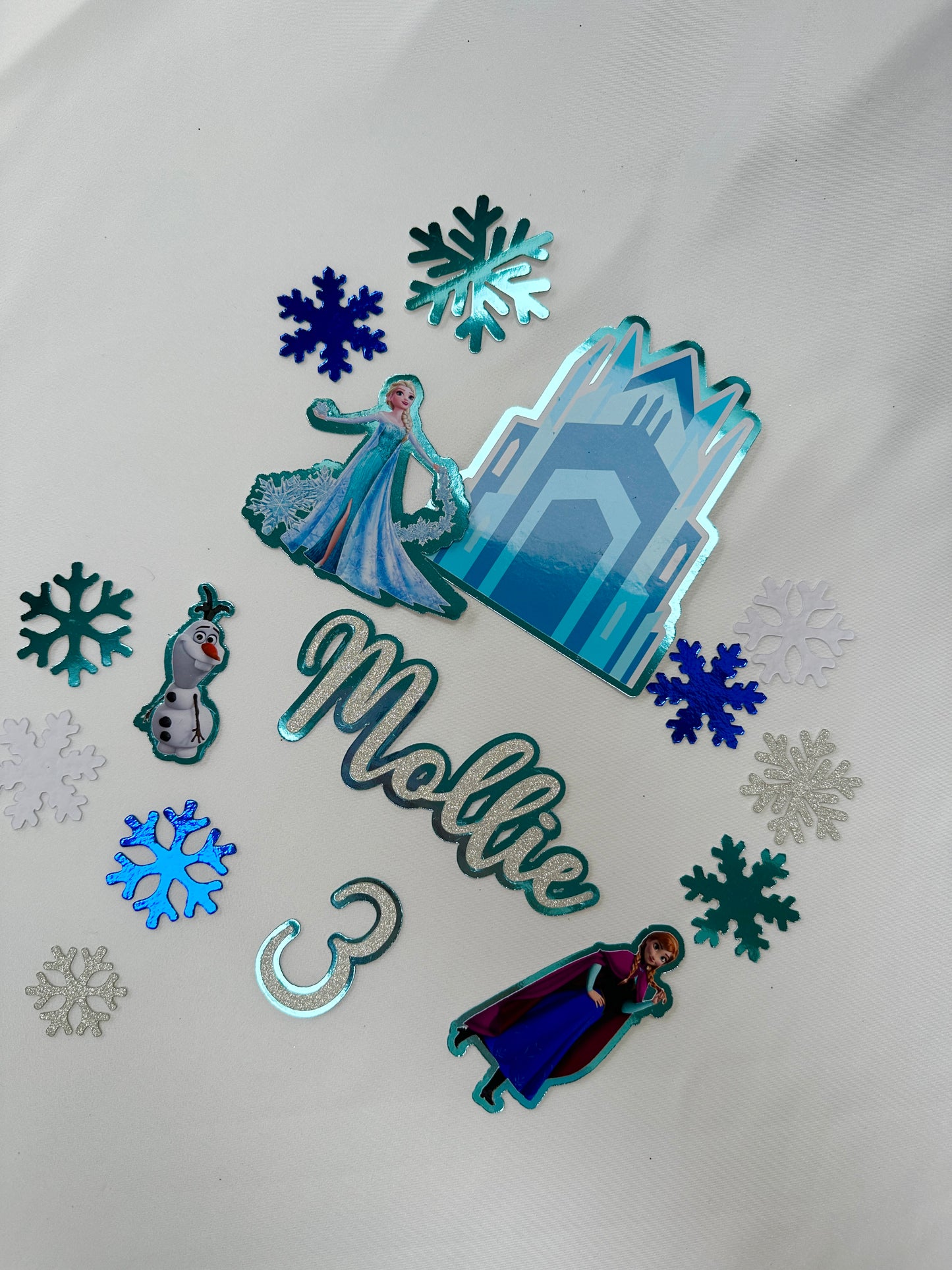 Frozen Cake Topper Set- 16 Piece
