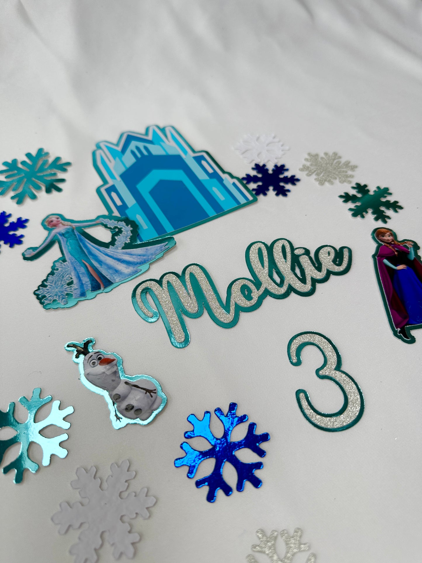 Frozen Cake Topper Set- 16 Piece
