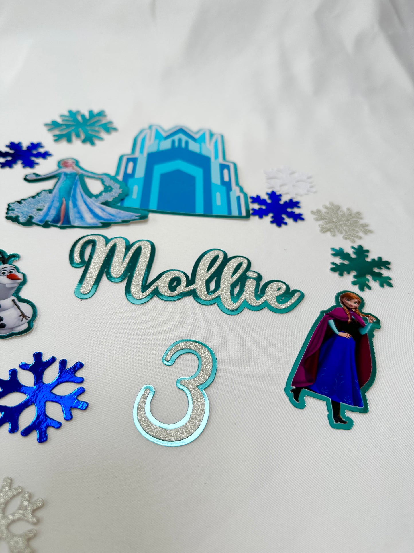 Frozen Cake Topper Set- 16 Piece
