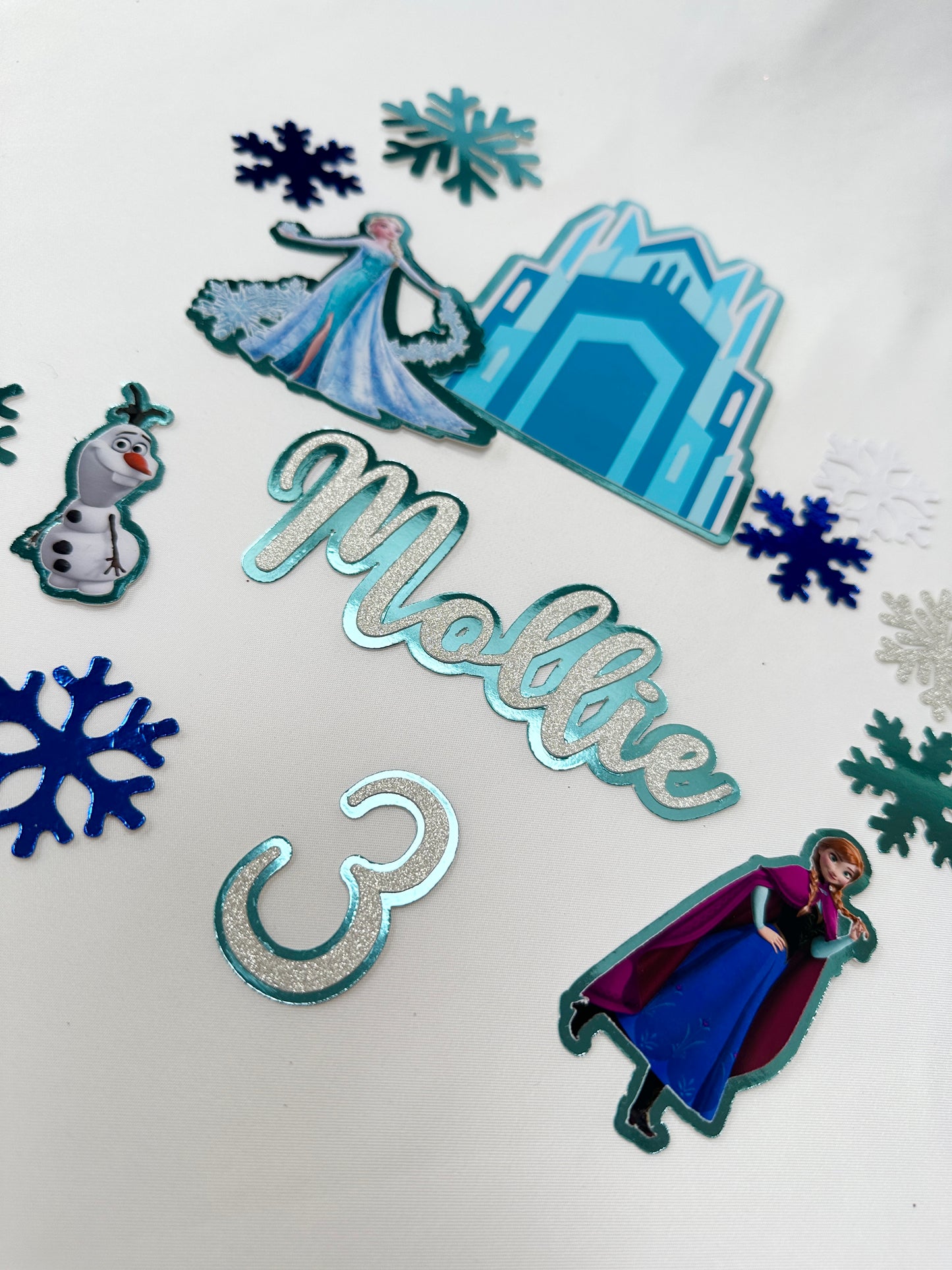 Frozen Cake Topper Set- 16 Piece