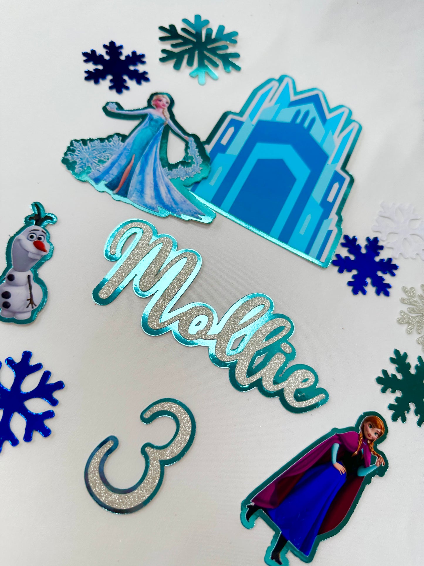 Frozen Cake Topper Set- 16 Piece