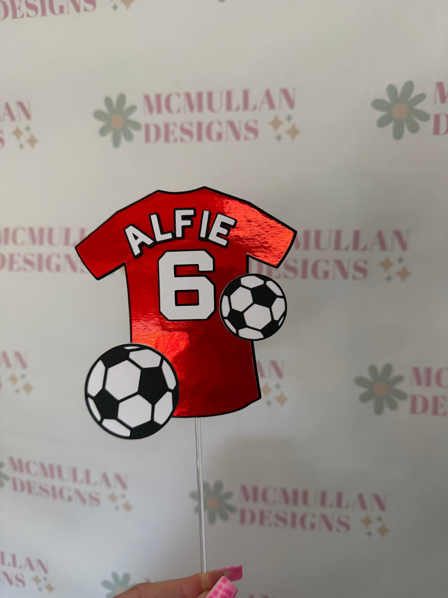 Football Shirt Cake Topper