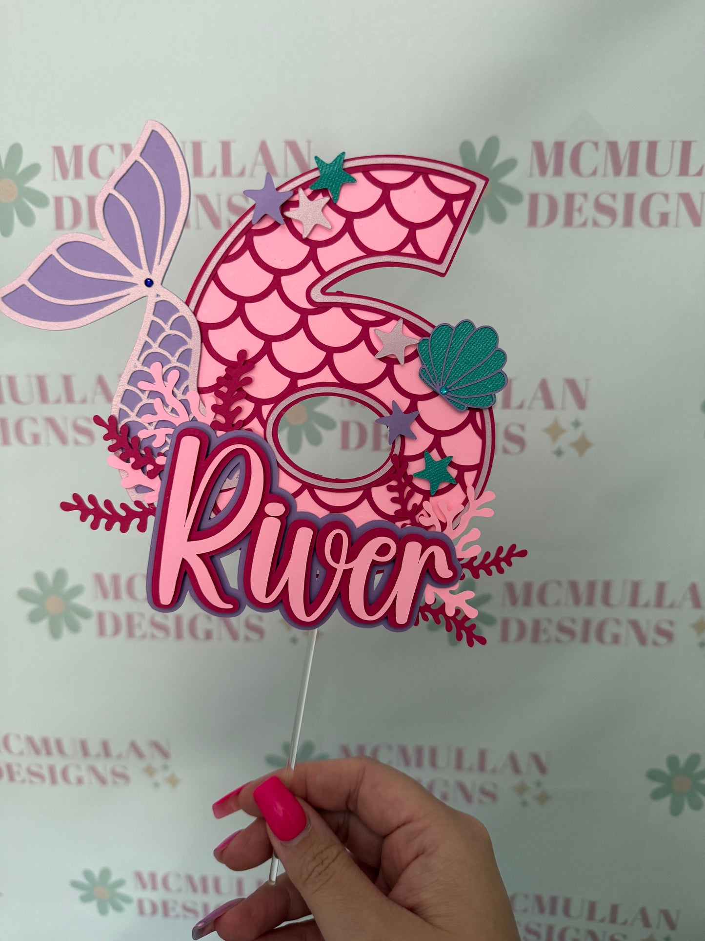 Mermaid Cake Topper