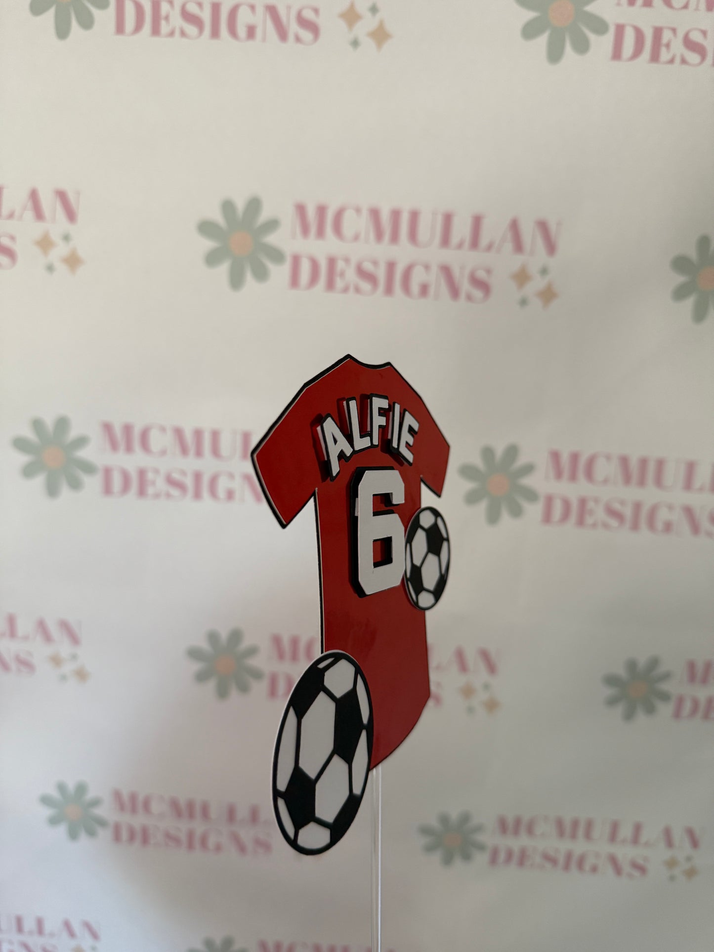 Football Shirt Cake Topper