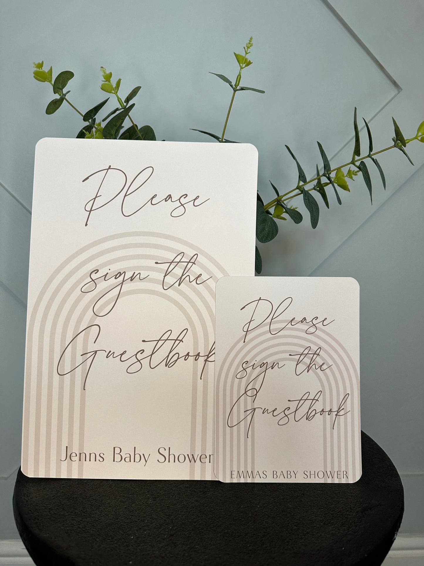 Beige Guestbook Sign- A4 or 5x7 size