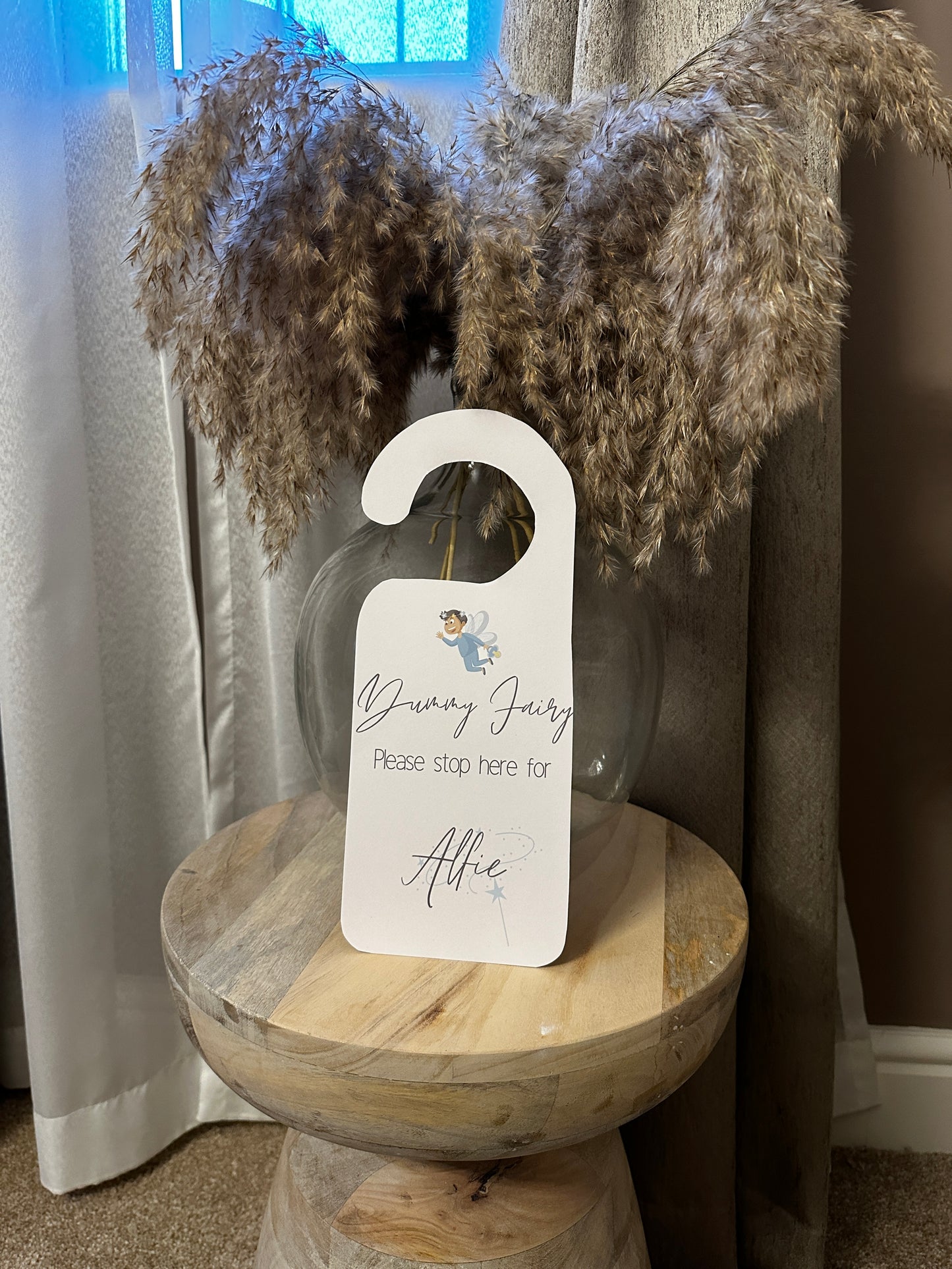 Dummy Fairy Door Hanger- Available in Pink, Green or Blue  Fairy