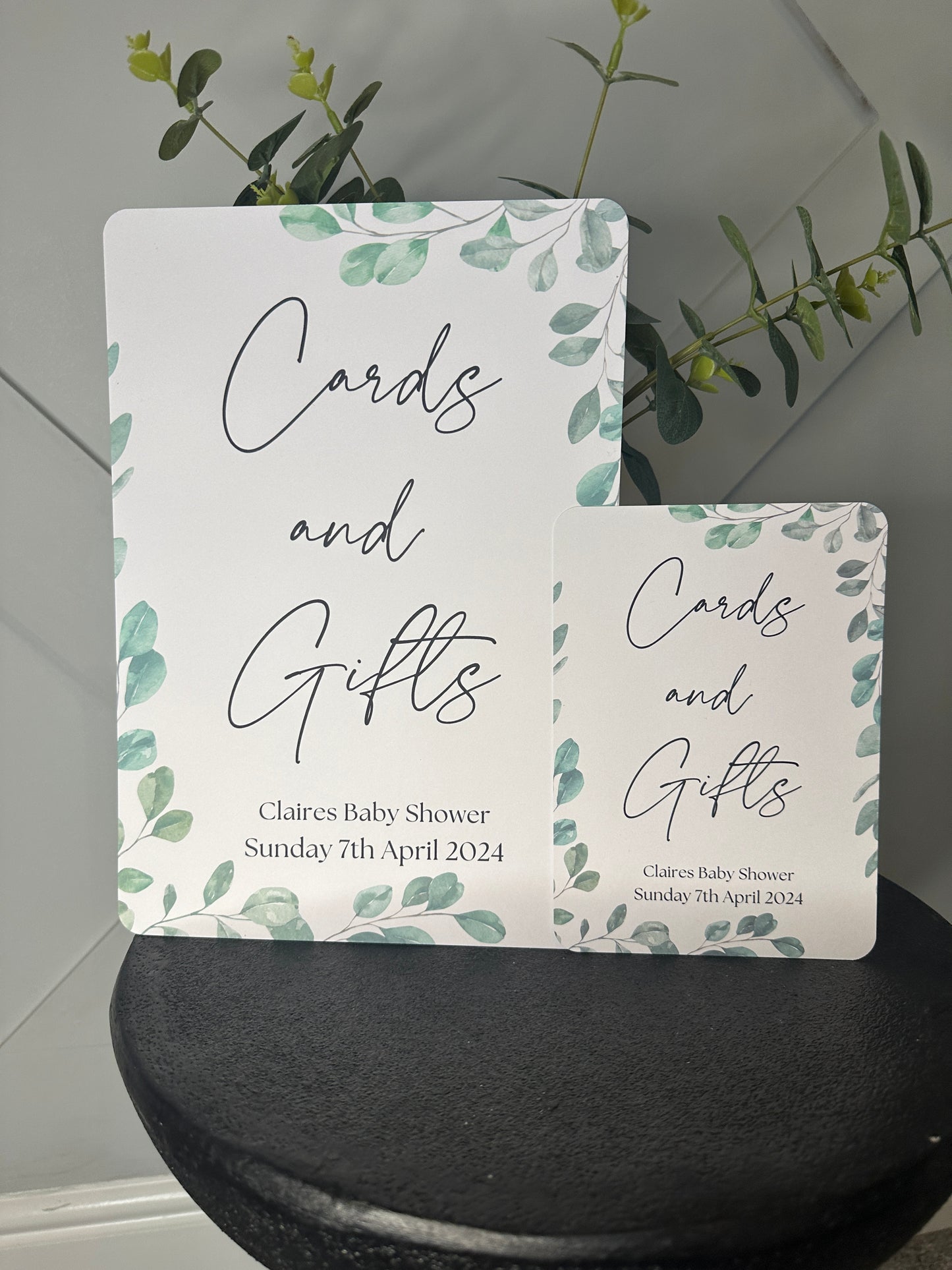 Eucalyptus Cards and Gifts Sign, A4 or 5x7 Sized