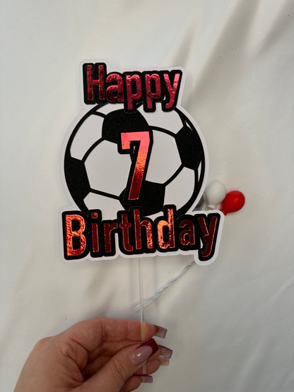 Football Cake Topper