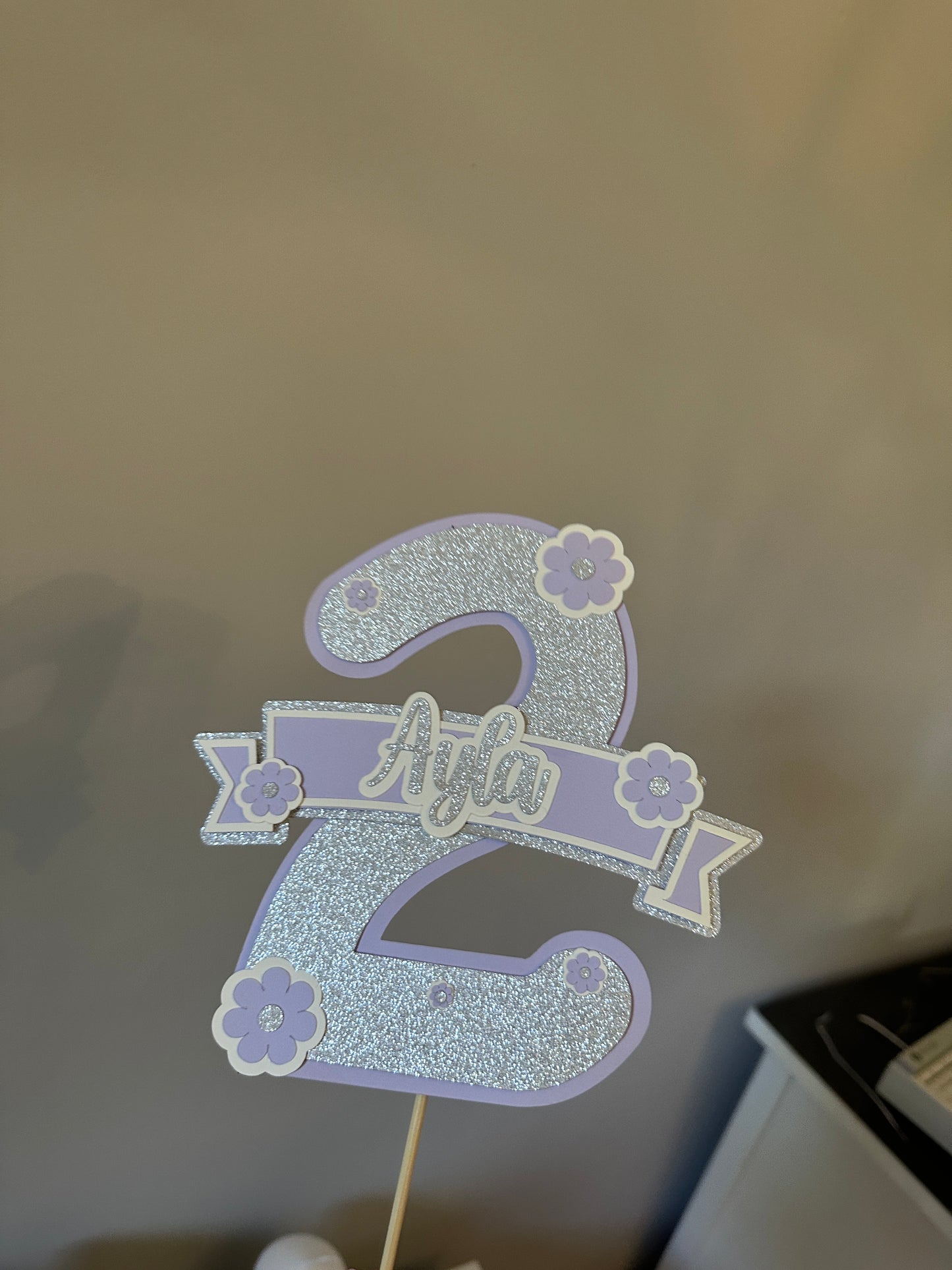 Personalised Number Cake Topper