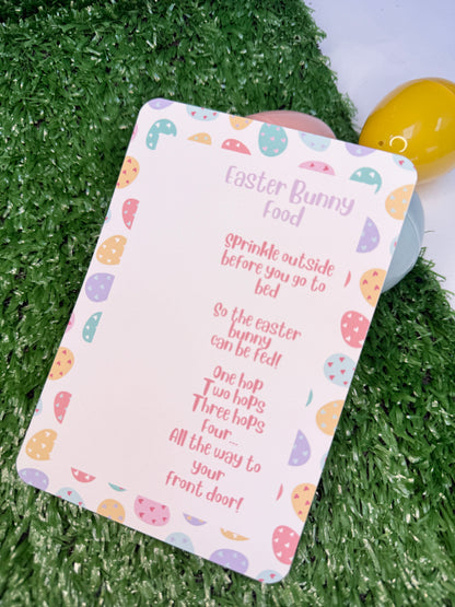 White Egg, Easter Bunny Food