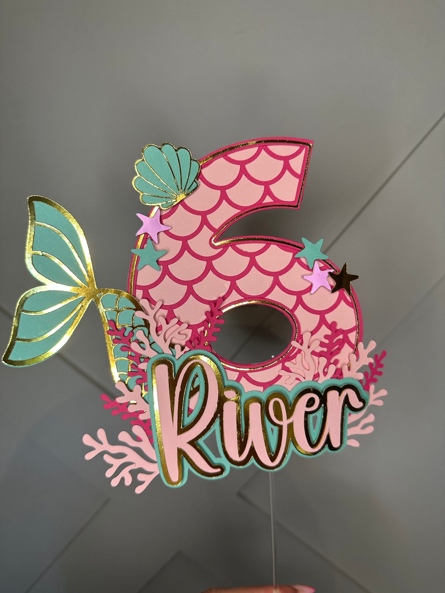 Mermaid Cake Topper