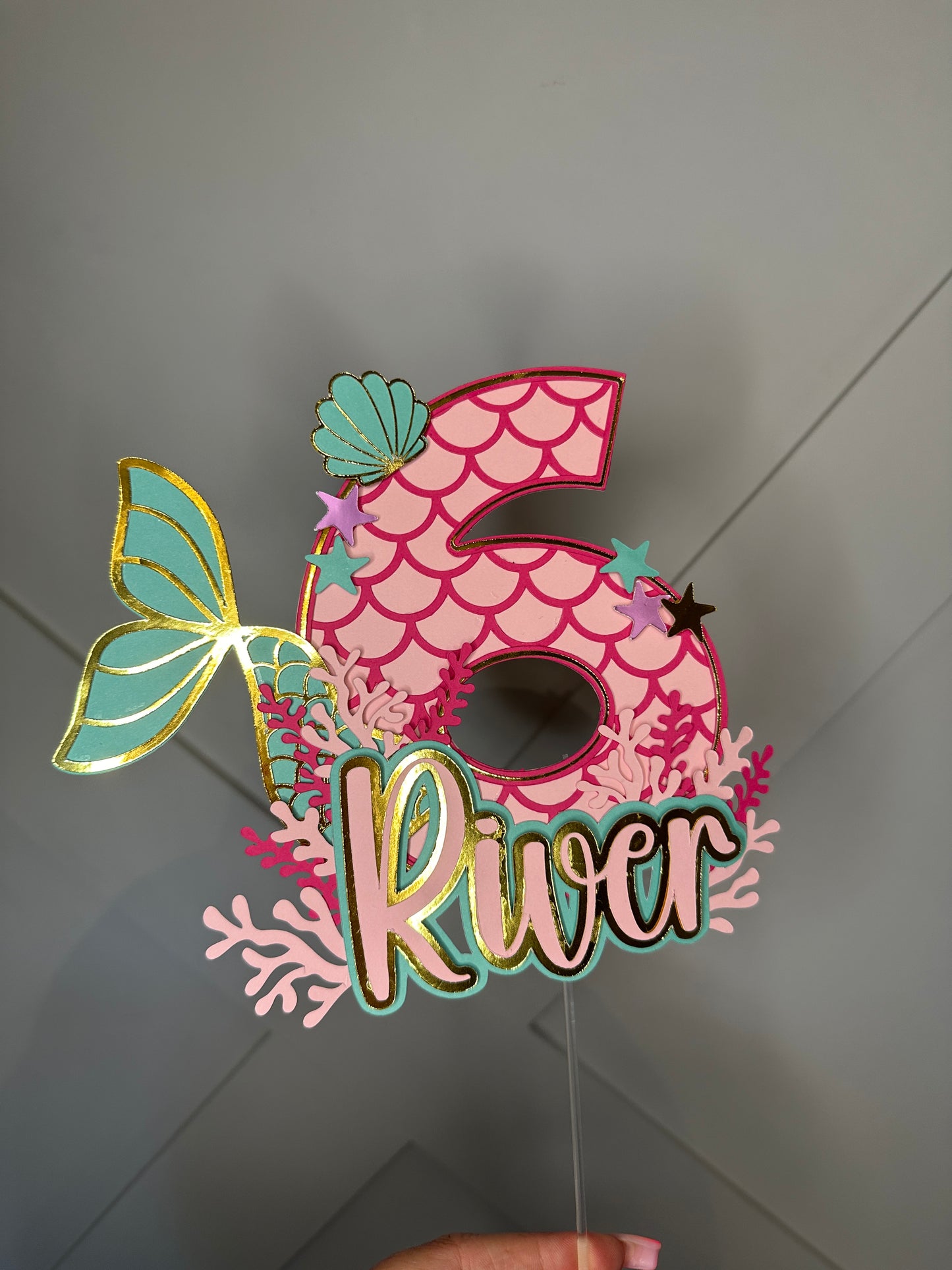 Mermaid Cake Topper