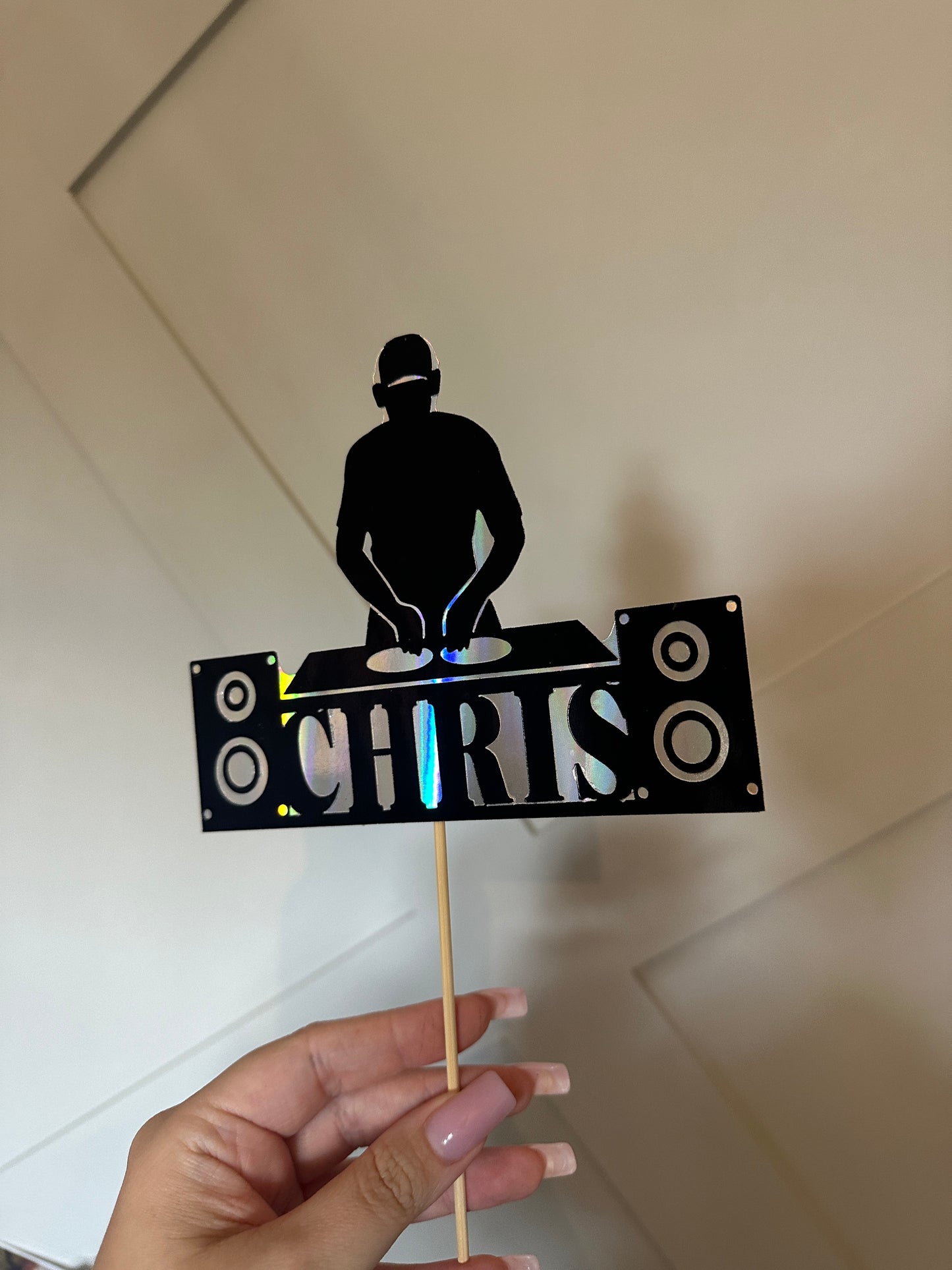 DJ Cake Topper