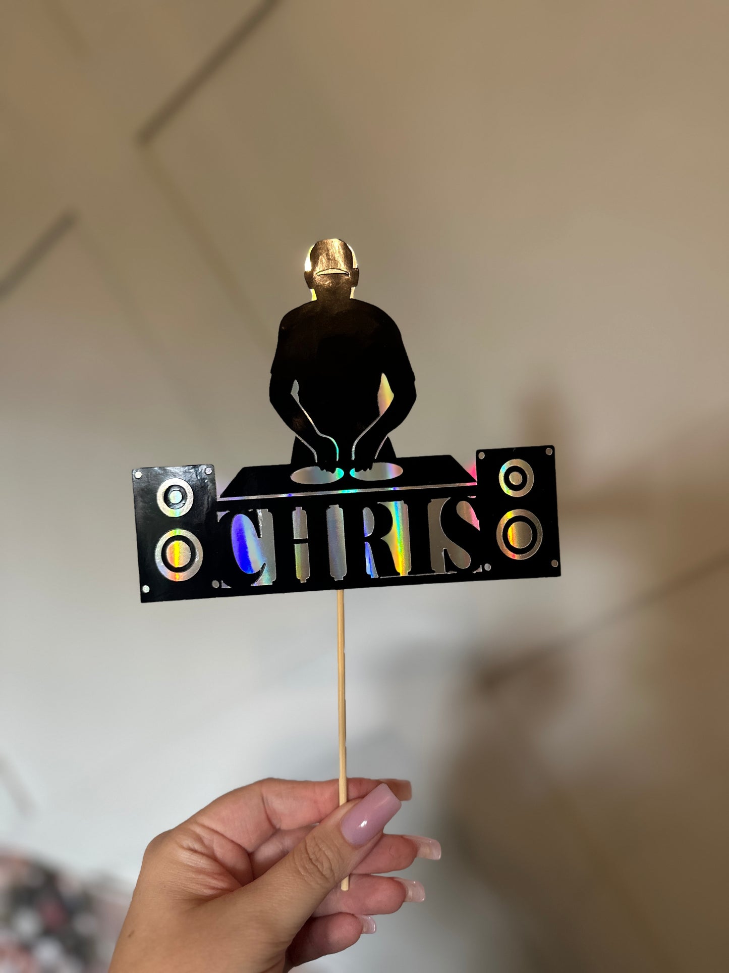 DJ Cake Topper