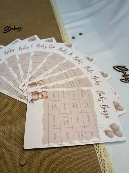 Teddy Bear Baby Bingo, Includes 10 varieties of cards and call sheet.