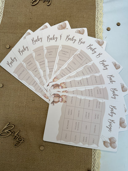 Teddy Bear Baby Bingo, Includes 10 varieties of cards and call sheet.