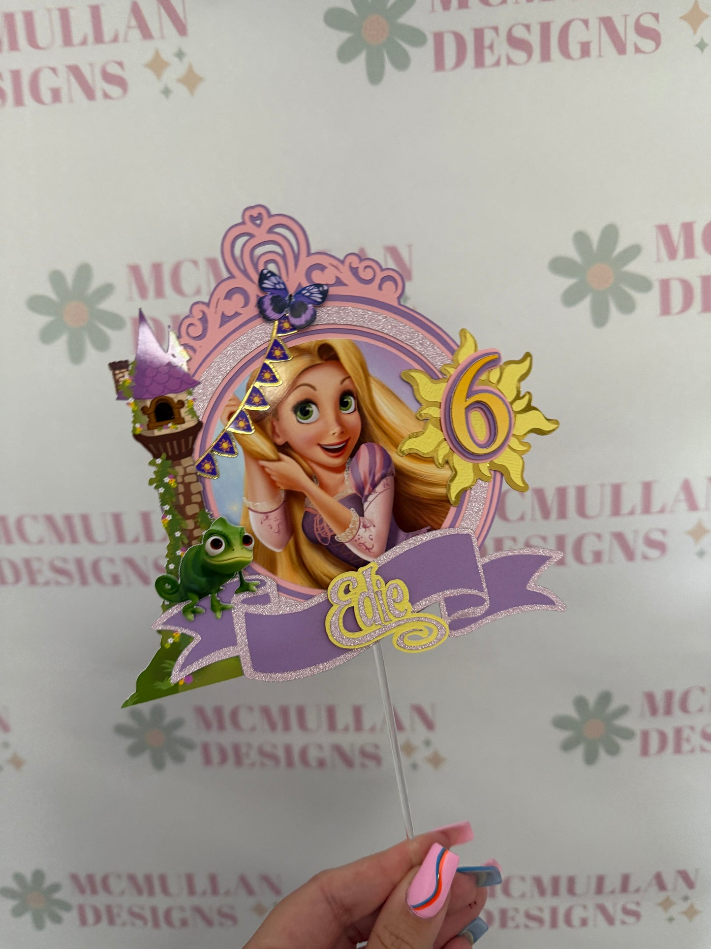 Custom Cake Topper- 6inch cake.