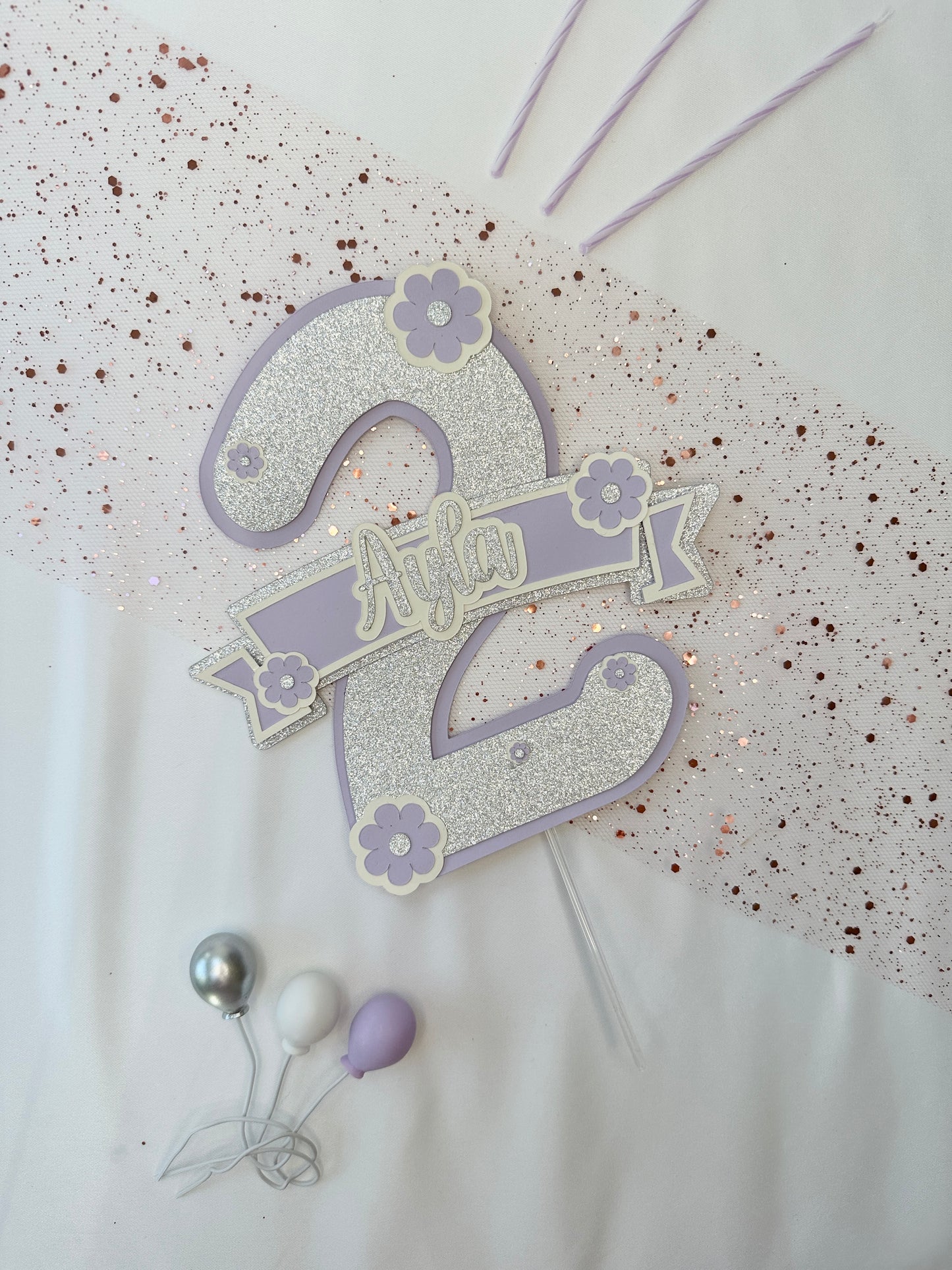 Personalised Number Cake Topper