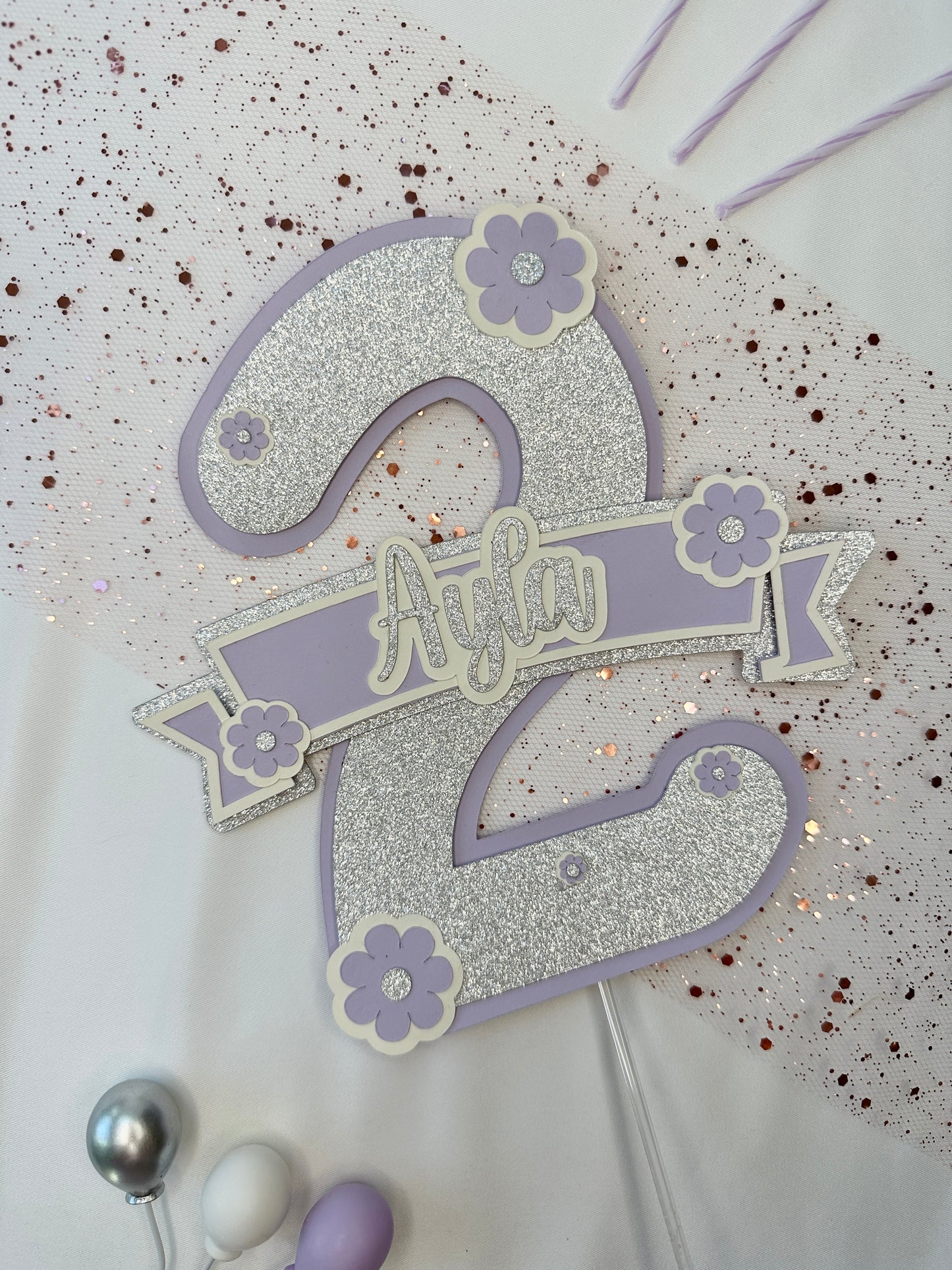 Personalised Number Cake Topper