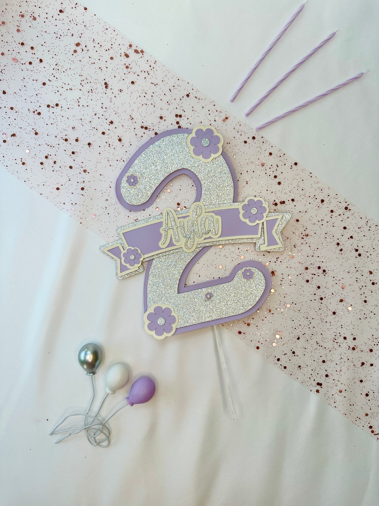 Personalised Number Cake Topper