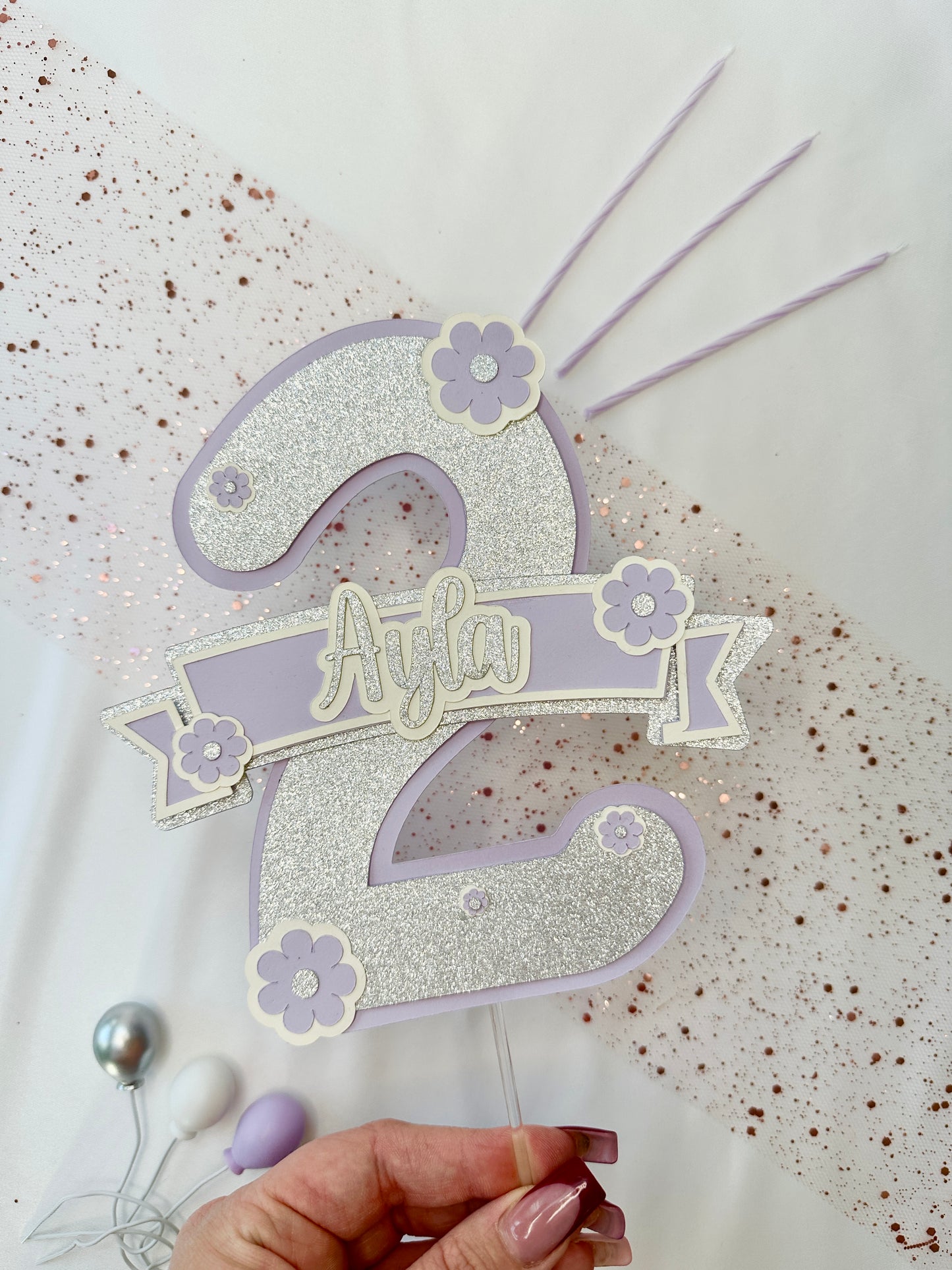 Personalised Number Cake Topper