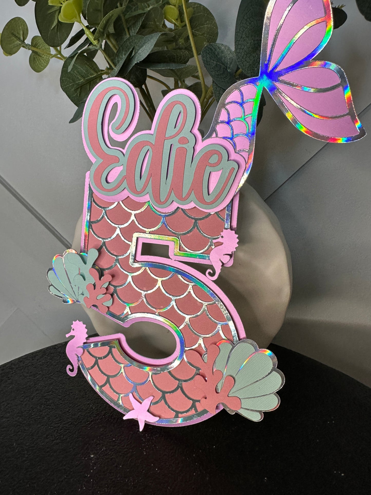 Mermaid Cake Topper