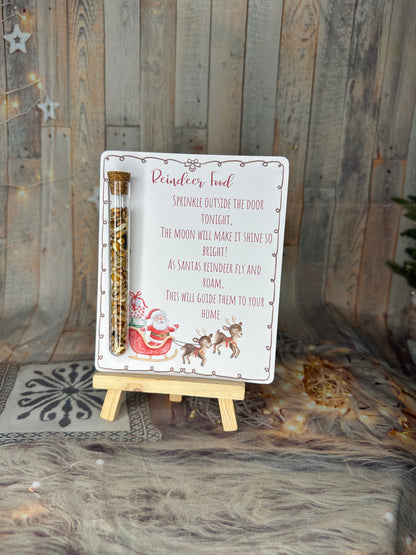 Reindeer Food- Santas Sleigh Design