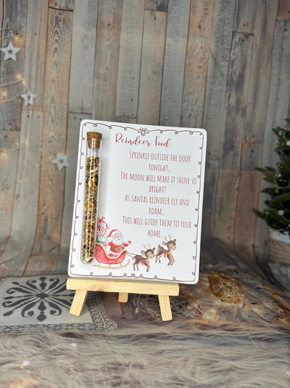 Reindeer Food- Santas Sleigh Design