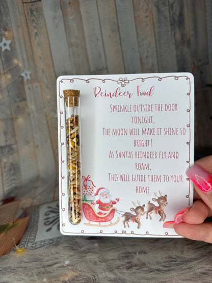 Reindeer Food- Santas Sleigh Design