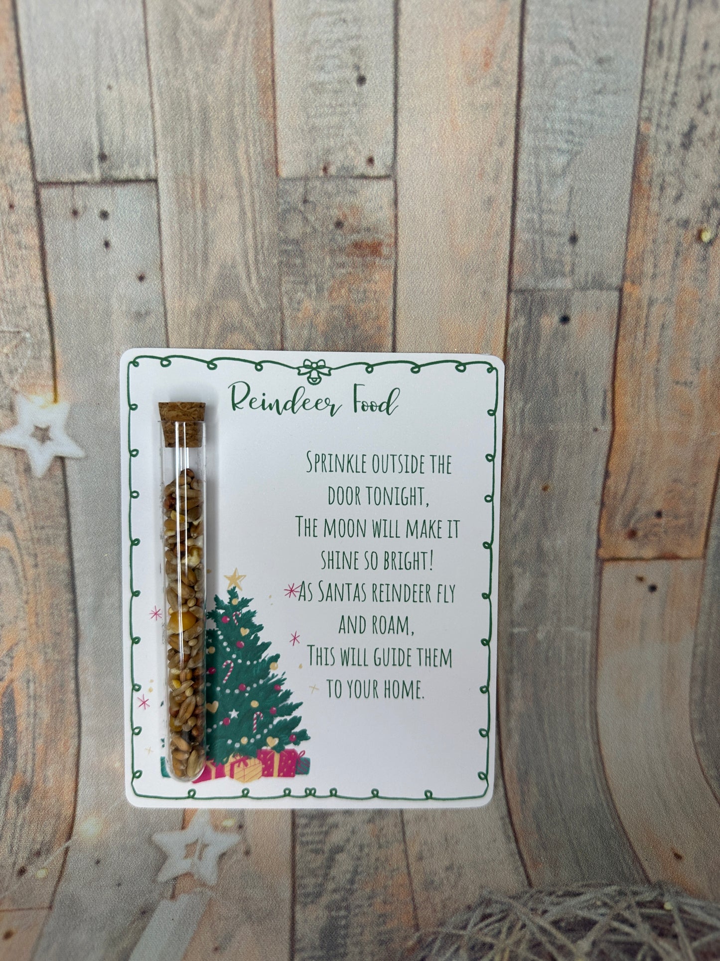 Reindeer Food- Christmas Tree Design.