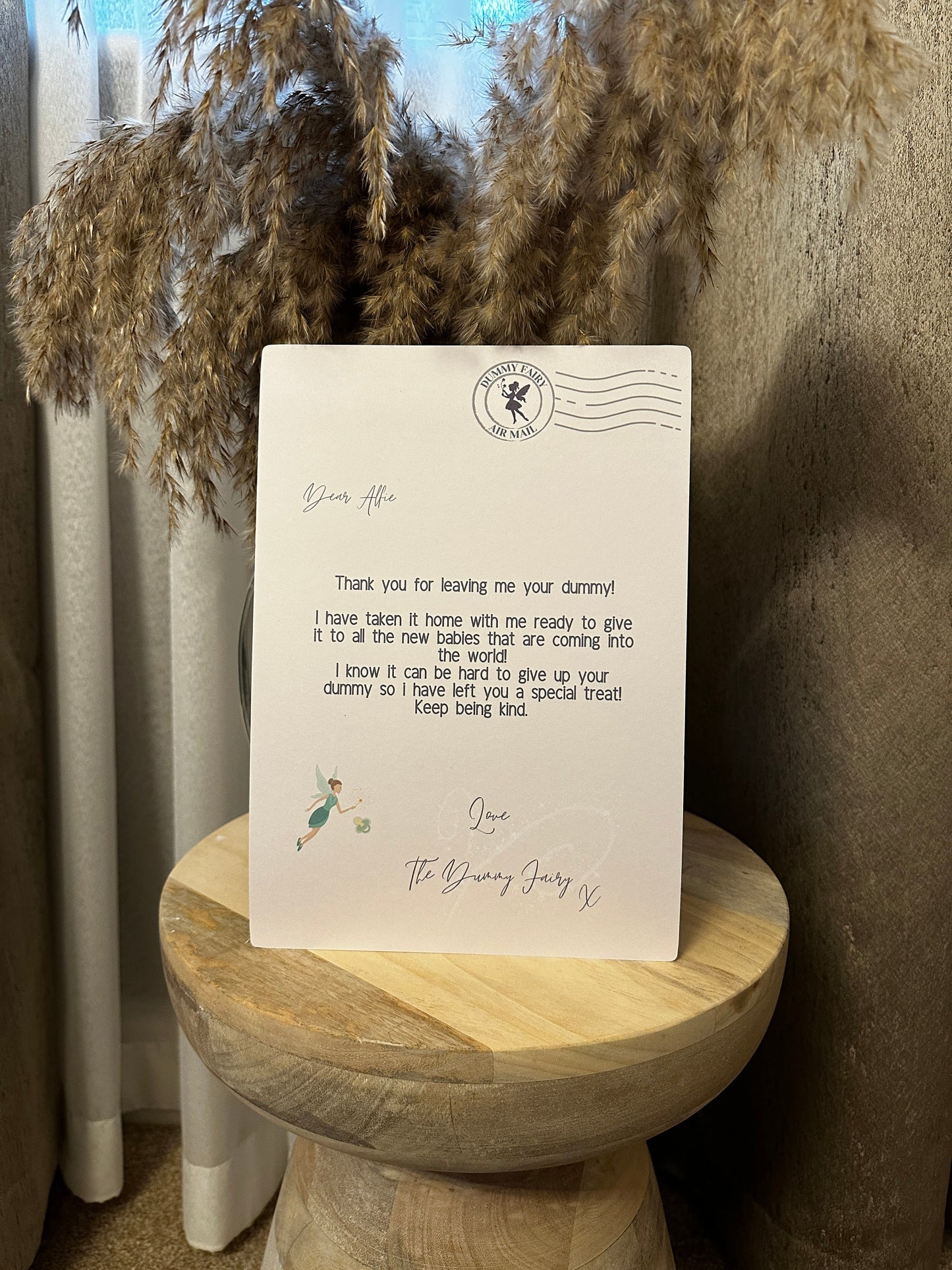 Personalised A4 Dummy Fairy Letter