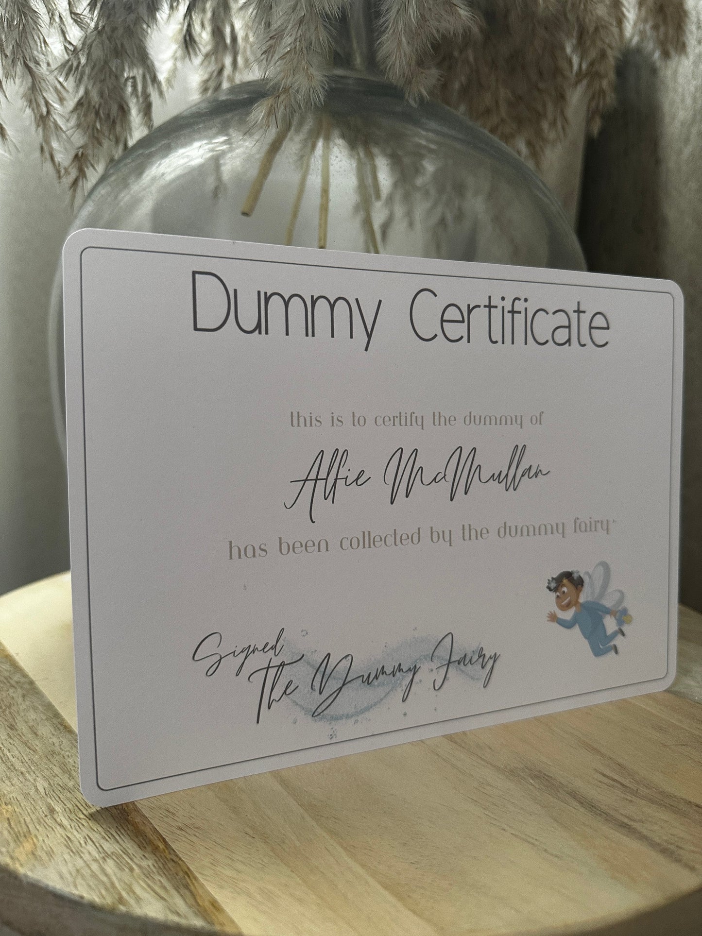 Personalised Dummy Certificate