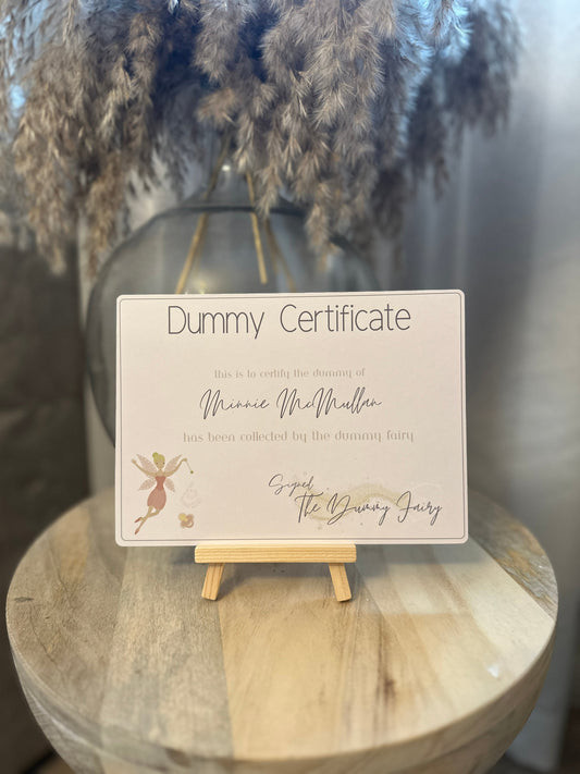 Personalised Dummy Certificate