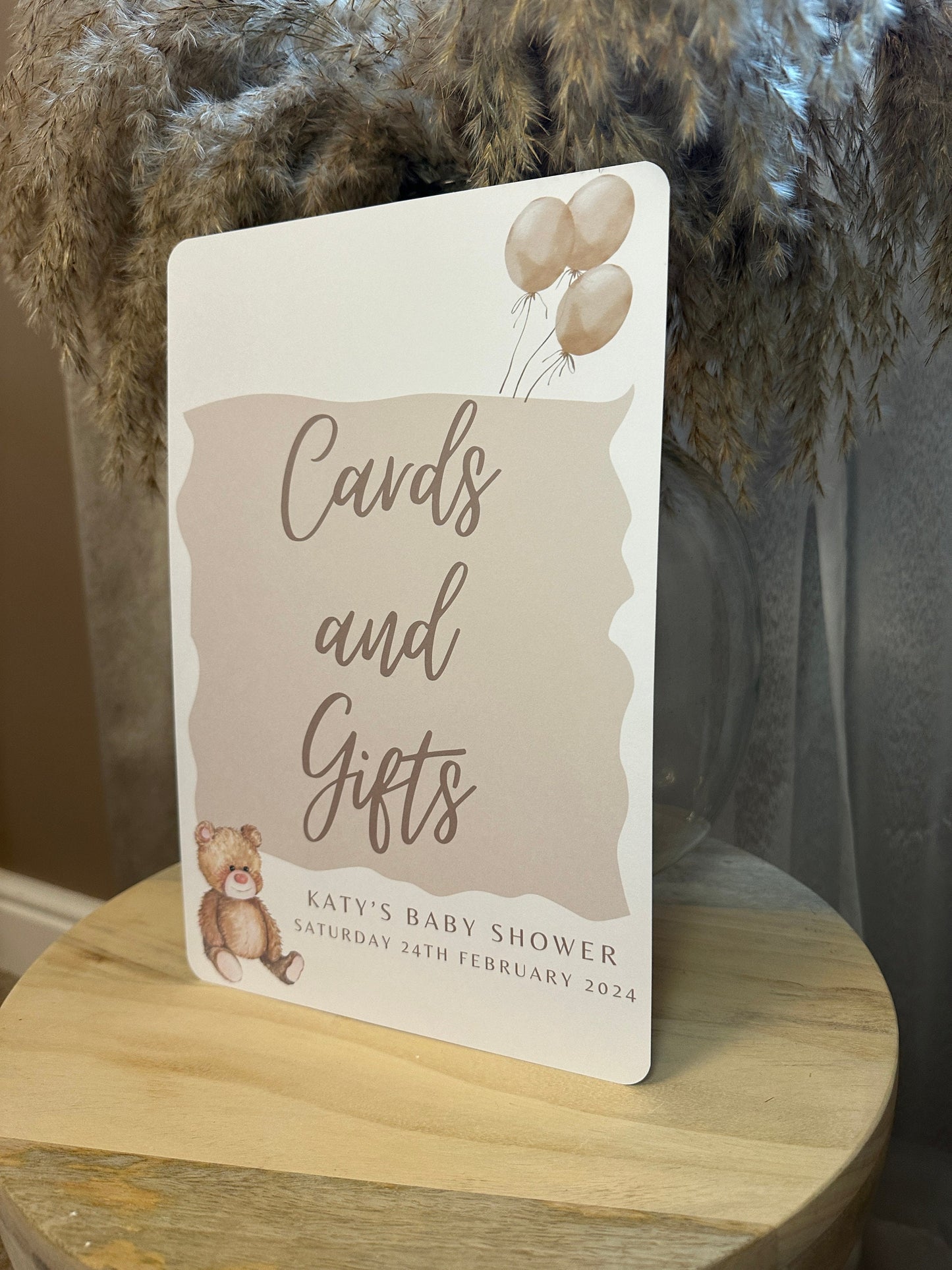 Personalised A4 Cards and Gifts Sign