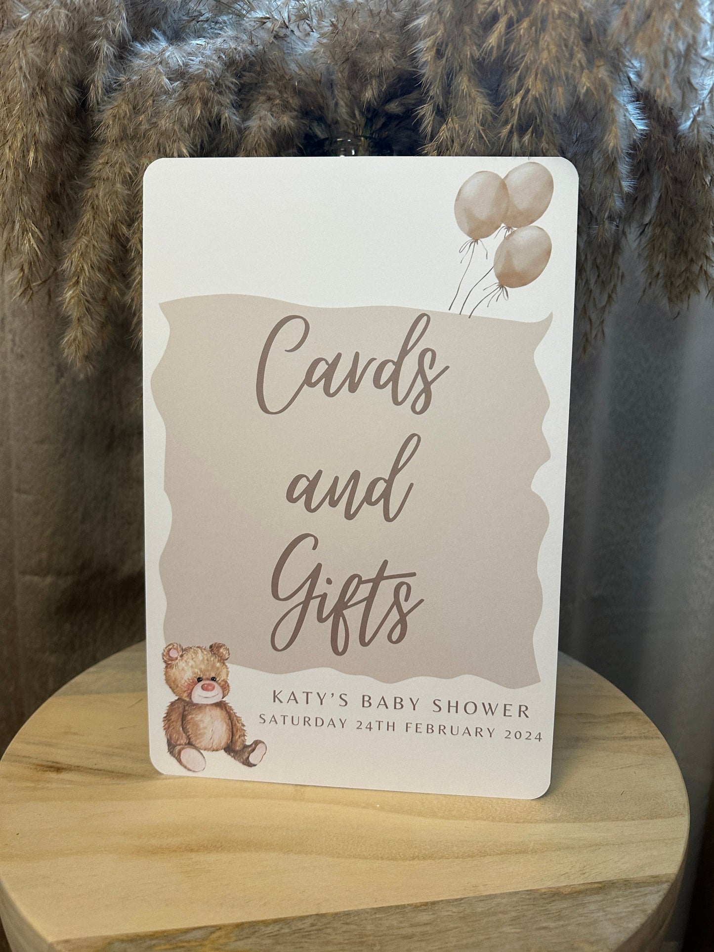 Personalised A4 Cards and Gifts Sign