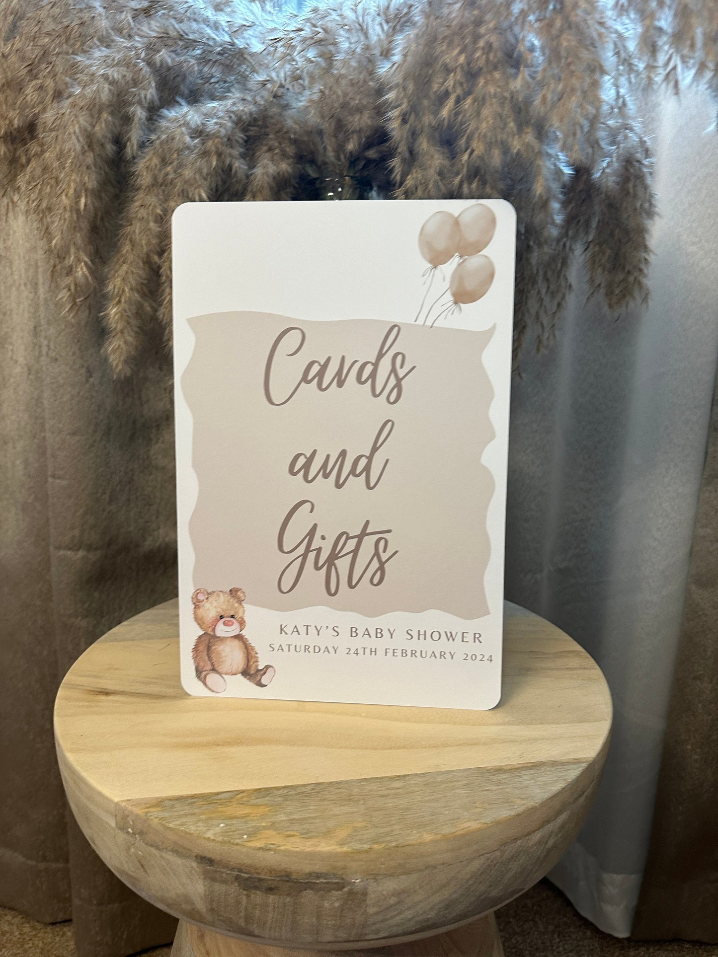 Personalised A4 Cards and Gifts Sign