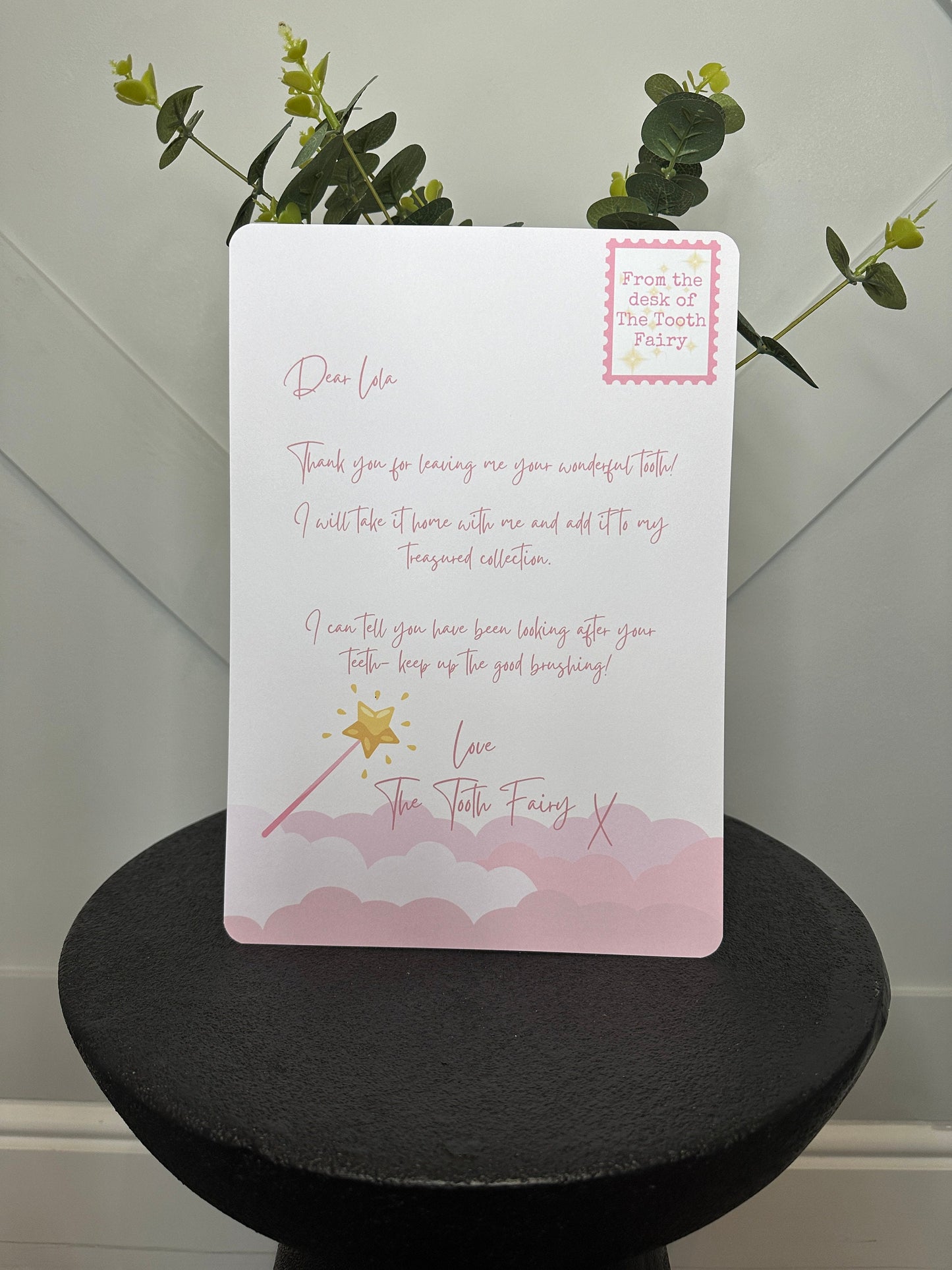 Personalised A4 Tooth Fairy Letter