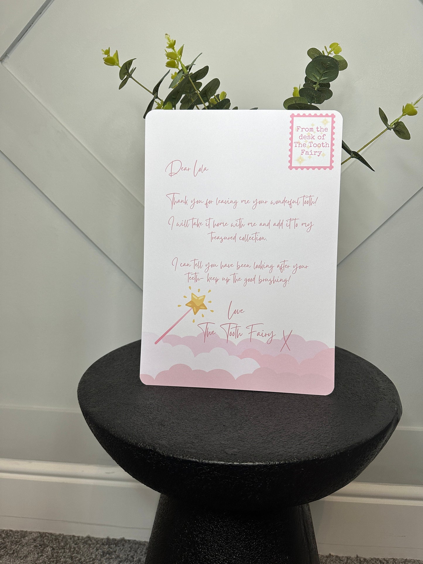 Personalised A4 Tooth Fairy Letter