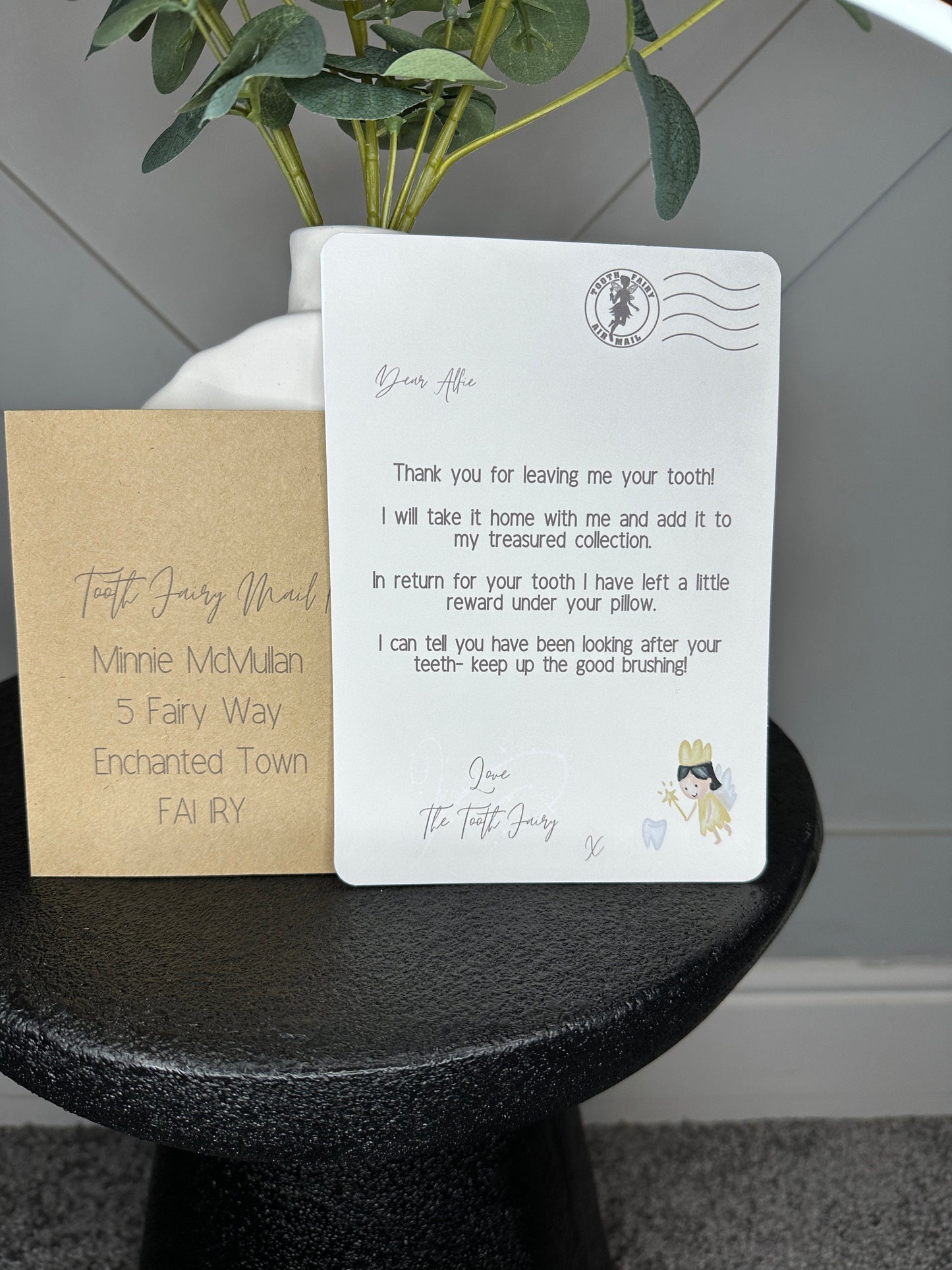 Personalised Tooth Fairy Letter with Envelope